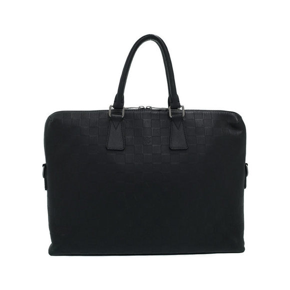 Louis Vuitton PDJ Jour Porte Black Bag Infini Damier Business Document - Picture 1 of 8